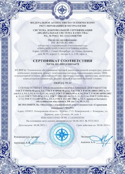 2010.07.06 Каменка - Техническое обслуживание радиоэлектронной аппаратуры, телефонов, ЭВМ